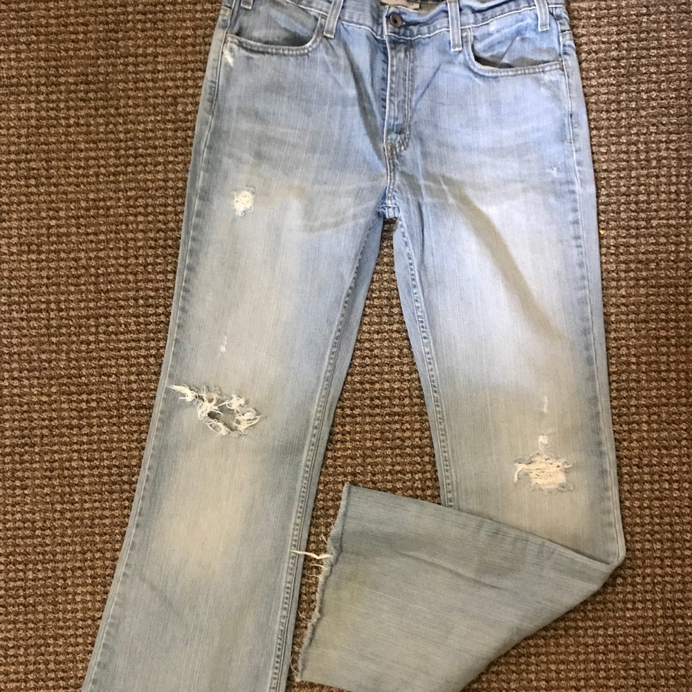 LEVI’S Vintage 70s Flare - Light distressed wash